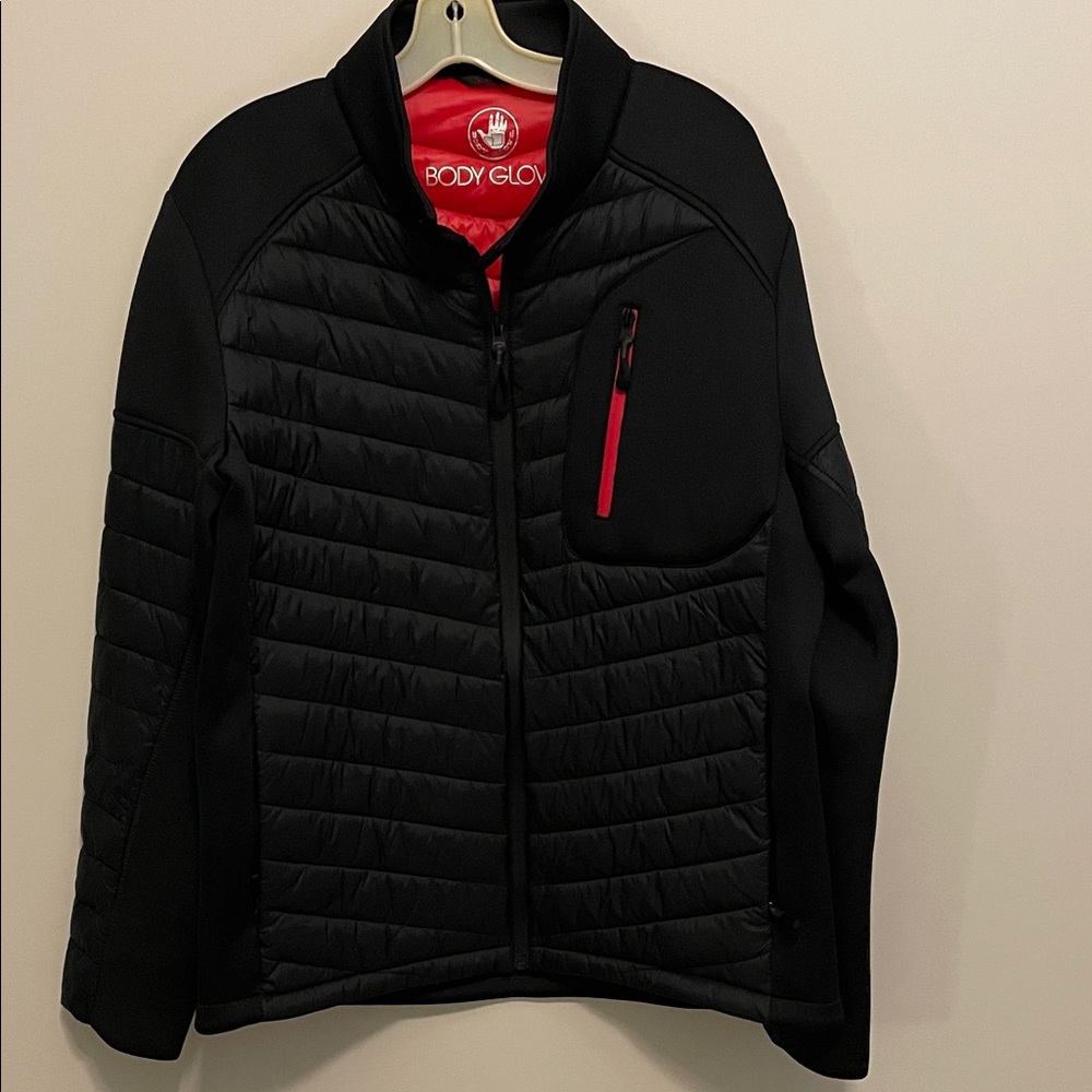 Body glove Black Puffer Men’s Jacket Size Large